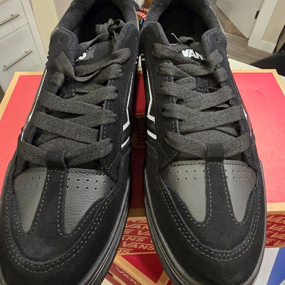 Vans Upland Skate Sneakers Shoes Black/White VN000D25B8C Men's Size 13 NEW - Picture 5 of 11